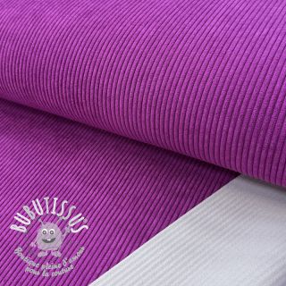 Tissu velours cotelé HUGGY aubergine
