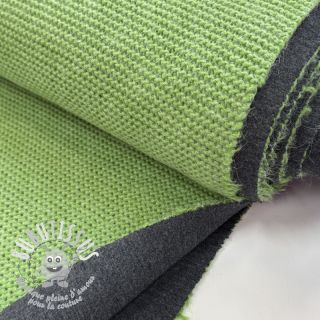 Tissu de manteau DOUBLE FACE WITH JERSEY apple green