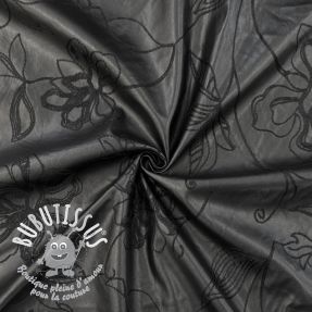 Simili cuir Flowers design B