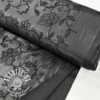 Simili cuir Flowers design A