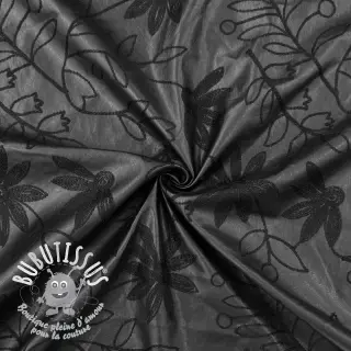 Simili cuir Flowers design C