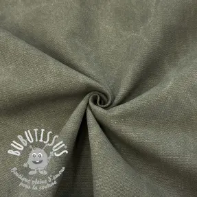 CANVAS STONEWASHED army green