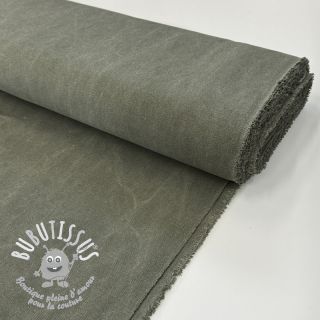 CANVAS STONEWASHED army green