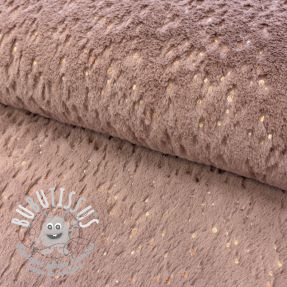 Fourrure FOIL dark rose