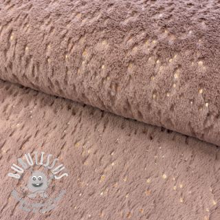 Fourrure FOIL dark rose