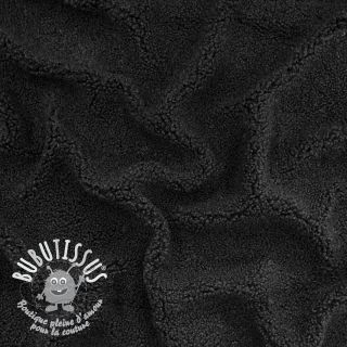 Tissu de manteau TEDDY black