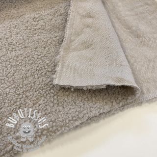 Tissu de manteau TEDDY beige