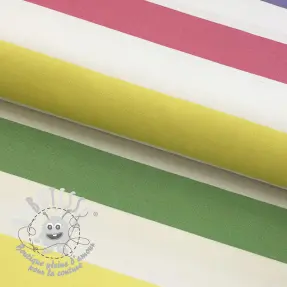 Tissu déco Stripes multicolour design C