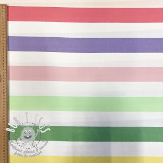 Tissu déco Stripes multicolour design C