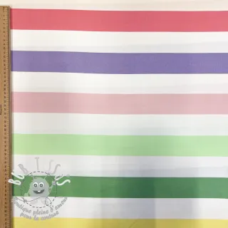 Tissu déco Stripes multicolour design C