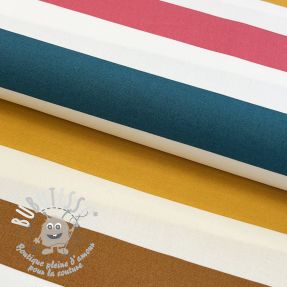 Tissu déco Stripes multicolour design B