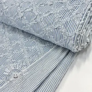 JEANS DENIM Ruffle stripes design A