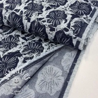 JEANS DENIM Ruffia Flowers design B