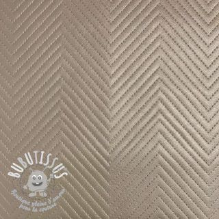 Simili cuir Capiton gris