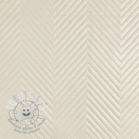 Simili cuir Capiton blanc