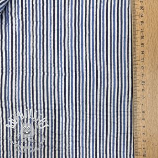 Tissu coton QUILT Gange indigo