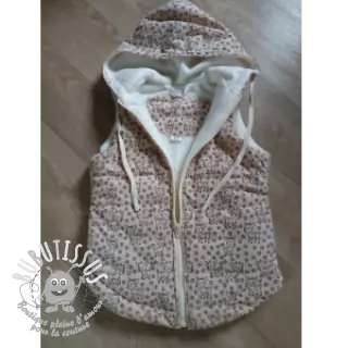 Tissu velours cotelé STRETCH Little deer light sand