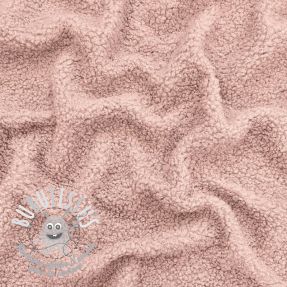 Tissu de manteau TEDDY powder