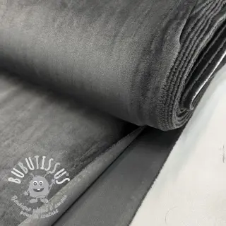  Velours  VELVET STRETCH dark grey