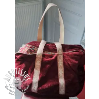 Fausse fourrure SMOOTH bordeaux