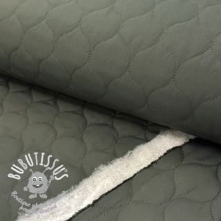 Tissu matelassé Round moss green