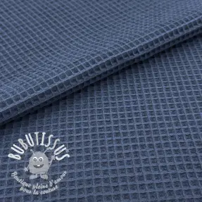 Tissu nid d’abeille dark jeans
