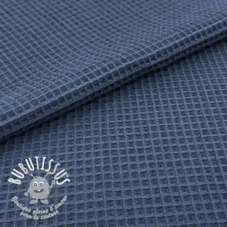 Tissu nid d’abeille dark jeans