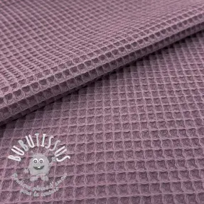 Tissu nid d’abeille mulberry