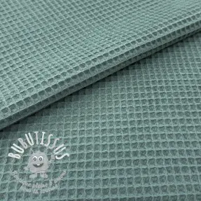 Tissu nid d’abeille cyan