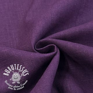Lin lavé dark purple