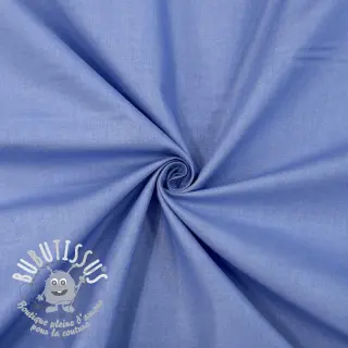 Tissu Popeline de coton dark sky blue